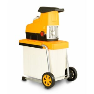 res 3044 b elektromos ágaprító 3000 w motorral, átlátszó gyűjtőedénnyel